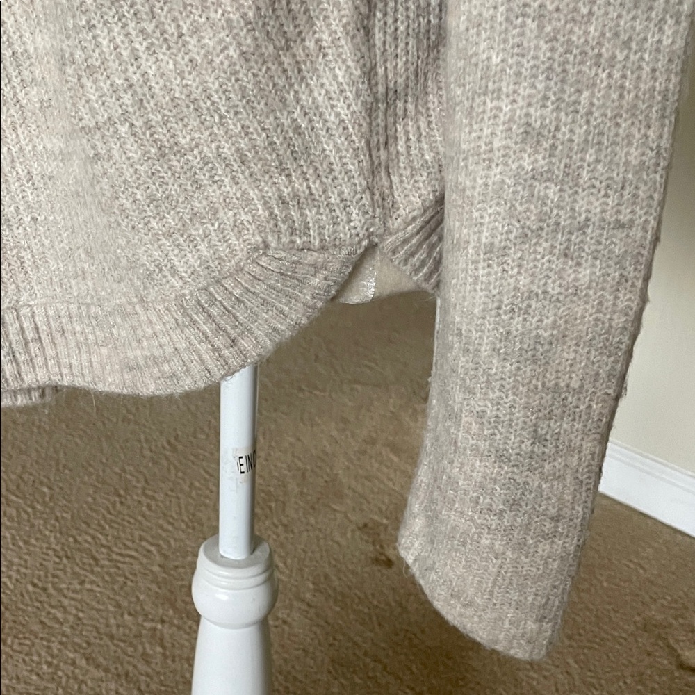 Tahari Beige Cowl Neck Sweater - Picture 4 of 11